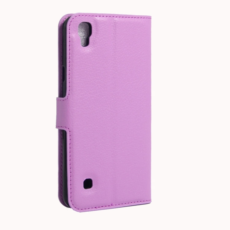 For LG X Skin / X Style Litchi Texture Horizontal Flip Leather Case with Magnetic Buckle & Holder & Card Slots & Wallet