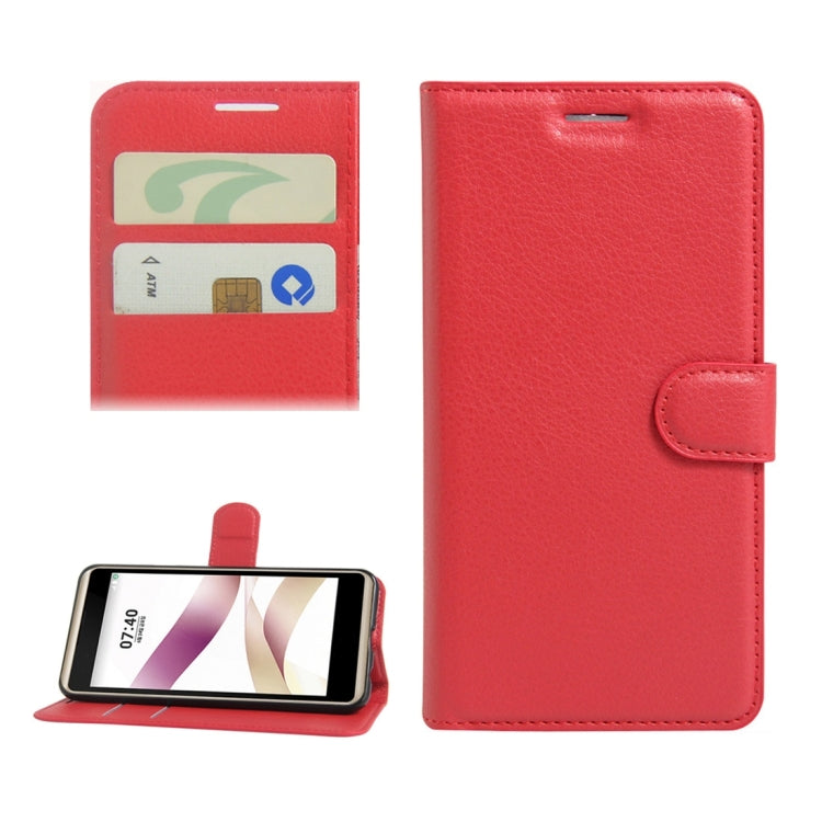 For LG X Skin / X Style Litchi Texture Horizontal Flip Leather Case with Magnetic Buckle & Holder & Card Slots & Wallet
