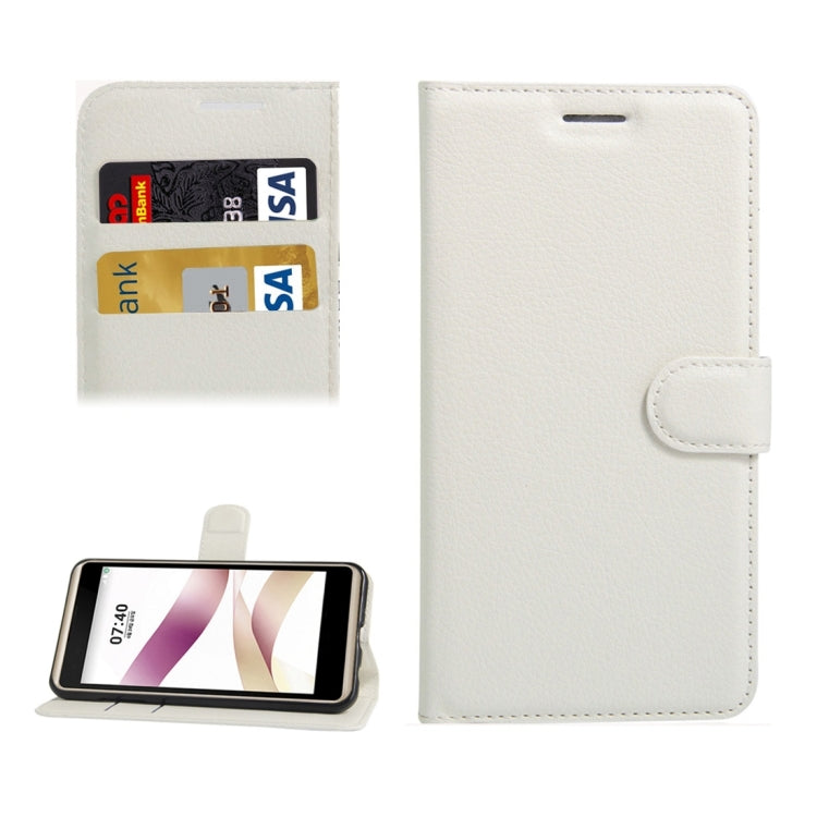 For LG X Skin / X Style Litchi Texture Horizontal Flip Leather Case with Magnetic Buckle & Holder & Card Slots & Wallet