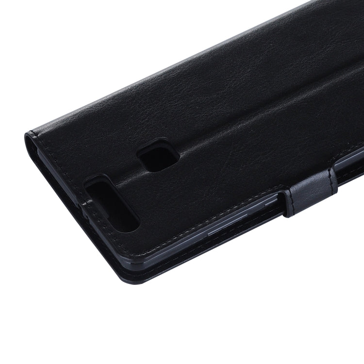 For Huawei P9 Plus Crazy Horse Texture Horizontal Flip PU Leather Protective Case with Holder & Card Slots & Wallet & Photo Frame