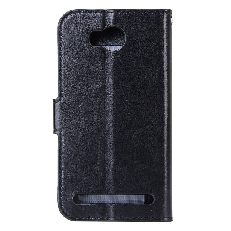 For Huawei Y3 II Crazy Horse Texture Horizontal Flip PU Leather Protective Case with Holder & Card Slots & Wallet & Photo Frame