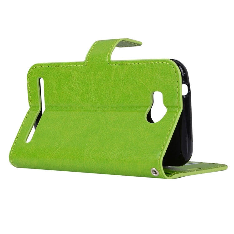 For Huawei Y3 II Crazy Horse Texture Horizontal Flip PU Leather Protective Case with Holder & Card Slots & Wallet & Photo Frame