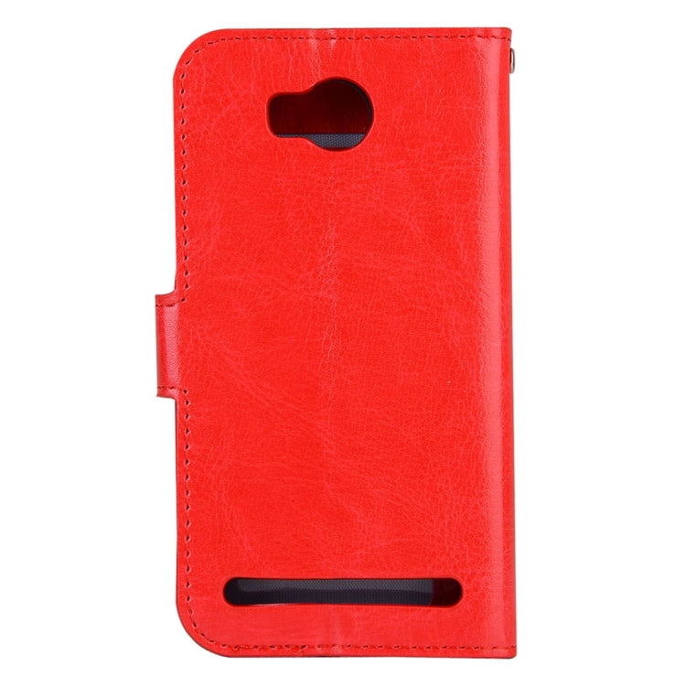 For Huawei Y3 II Crazy Horse Texture Horizontal Flip PU Leather Protective Case with Holder & Card Slots & Wallet & Photo Frame