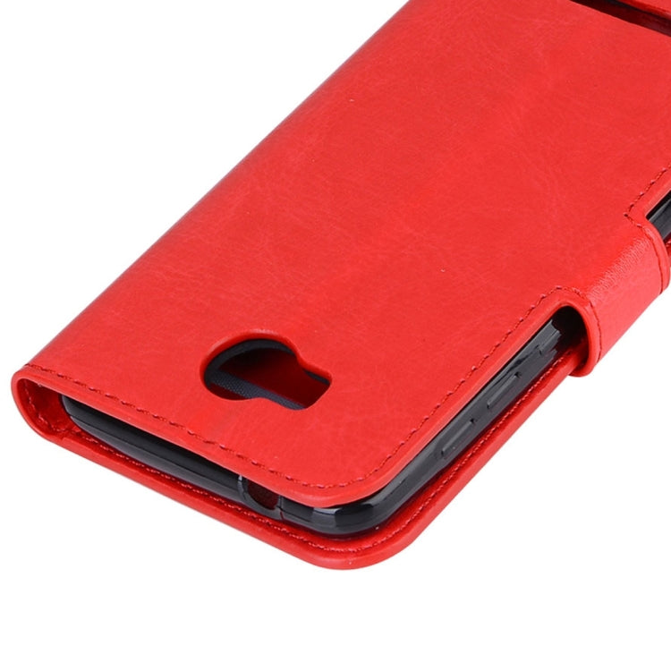 For Huawei Y3 II Crazy Horse Texture Horizontal Flip PU Leather Protective Case with Holder & Card Slots & Wallet & Photo Frame