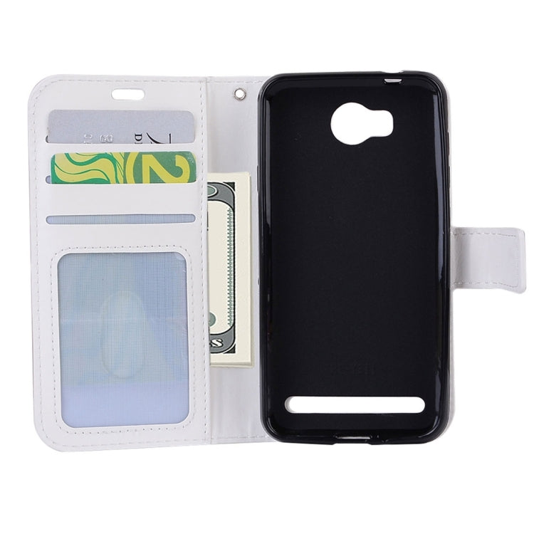 For Huawei Y3 II Crazy Horse Texture Horizontal Flip PU Leather Protective Case with Holder & Card Slots & Wallet & Photo Frame