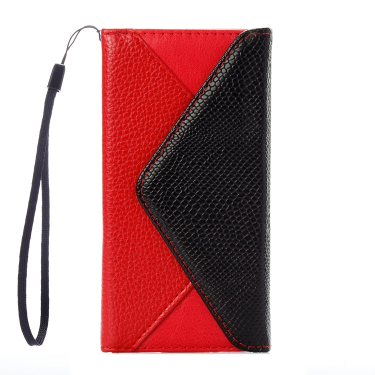 For Huawei P9 Envelope Style Litchi Texture Horizontal Flip Leather Case with Magnetic Buckle & Holder & Card Slots & Photo frame & Wallet