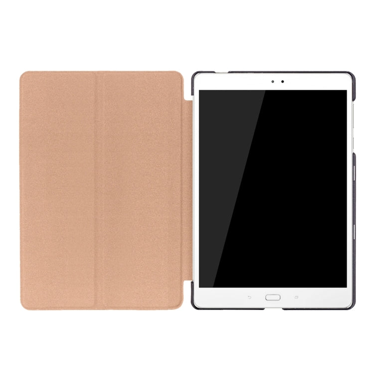 For ASUS Zenpad 3S Z500M Stone Texture Horizontal Flip Leather Case with 2-folding Holder & Sleep / Wake-up Function