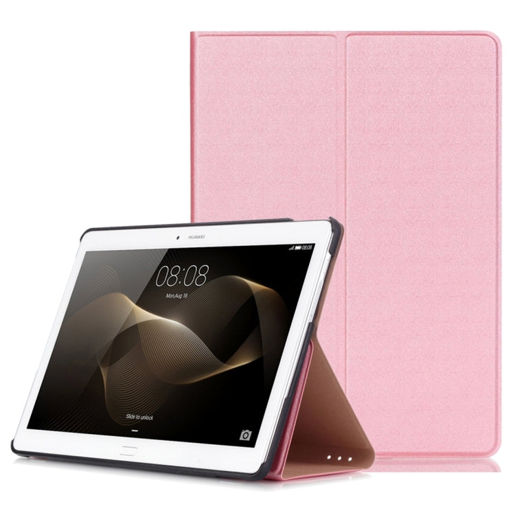 For Huawei MediaPad M2 A01W/L Stone Texture Horizontal Flip Leather Case with Holder