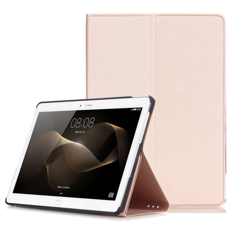 For Huawei MediaPad M2 A01W/L Stone Texture Horizontal Flip Leather Case with Holder