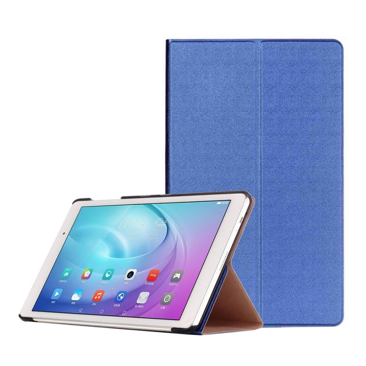 For Huawei MediaPad M2 Youth Version FDR-A01W 10.1 inch Stone Texture Horizontal Flip Leather Case with 2-folding Holder