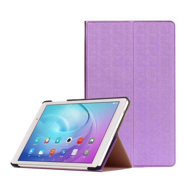 For Huawei MediaPad M2 Youth Version FDR-A01W 10.1 inch Stone Texture Horizontal Flip Leather Case with 2-folding Holder