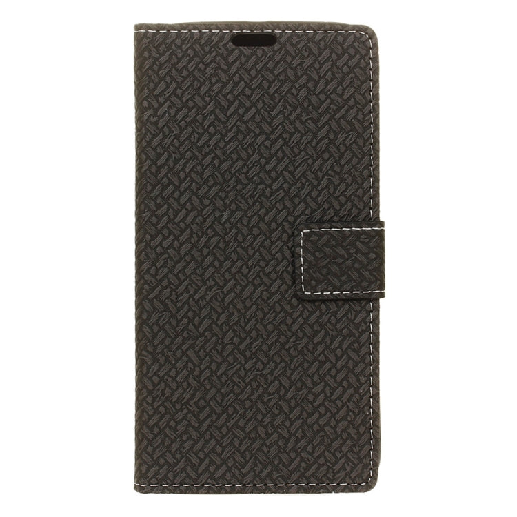 For Sony Xperia X Compact Weaving Texture Horizontal Flip PU Leather Case with Magnetic Buckle & Holder & Card Slots & Wallet & Photo Frame