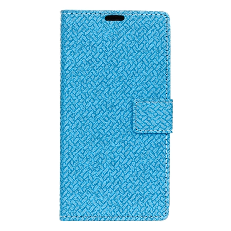 For Sony Xperia X Compact Weaving Texture Horizontal Flip PU Leather Case with Magnetic Buckle & Holder & Card Slots & Wallet & Photo Frame