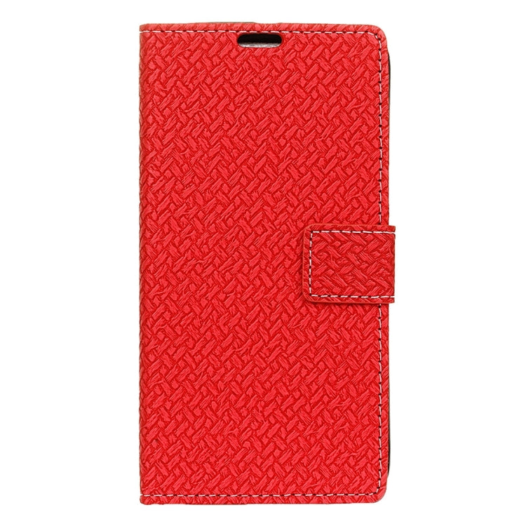For Motorola Moto Z Weaving Texture Horizontal Flip PU Leather Case with Magnetic Buckle & Holder & Card Slots & Wallet & Photo Frame