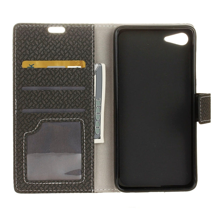 For Lenovo ZUK Z2 Weaving Texture Horizontal Flip PU Leather Case with Magnetic Buckle & Holder & Card Slots & Wallet & Photo Frame