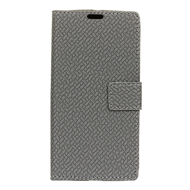 For Lenovo ZUK Z2 Weaving Texture Horizontal Flip PU Leather Case with Magnetic Buckle & Holder & Card Slots & Wallet & Photo Frame