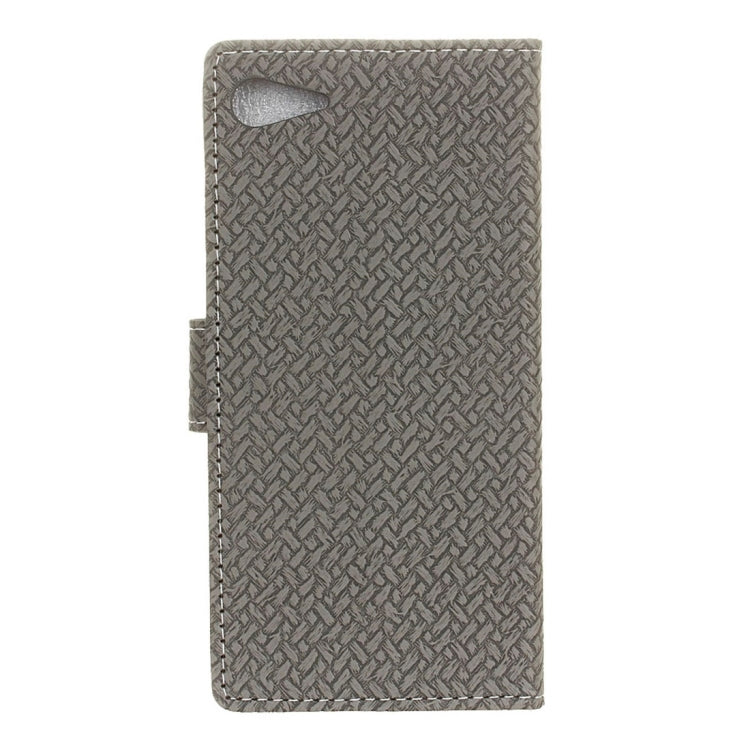 For Lenovo ZUK Z2 Weaving Texture Horizontal Flip PU Leather Case with Magnetic Buckle & Holder & Card Slots & Wallet & Photo Frame