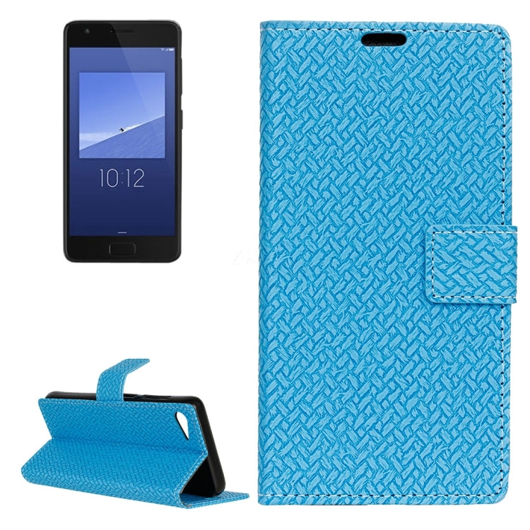 For Lenovo ZUK Z2 Weaving Texture Horizontal Flip PU Leather Case with Magnetic Buckle & Holder & Card Slots & Wallet & Photo Frame