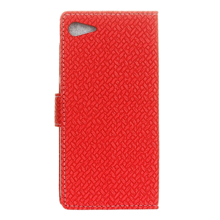For Lenovo ZUK Z2 Weaving Texture Horizontal Flip PU Leather Case with Magnetic Buckle & Holder & Card Slots & Wallet & Photo Frame