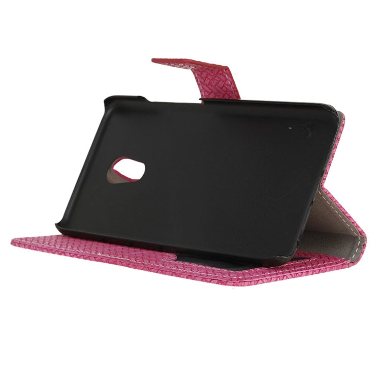 For Meizu Pro 6 Weaving Texture Horizontal Flip PU Leather Case with Magnetic Buckle & Holder & Card Slots & Wallet & Photo Frame