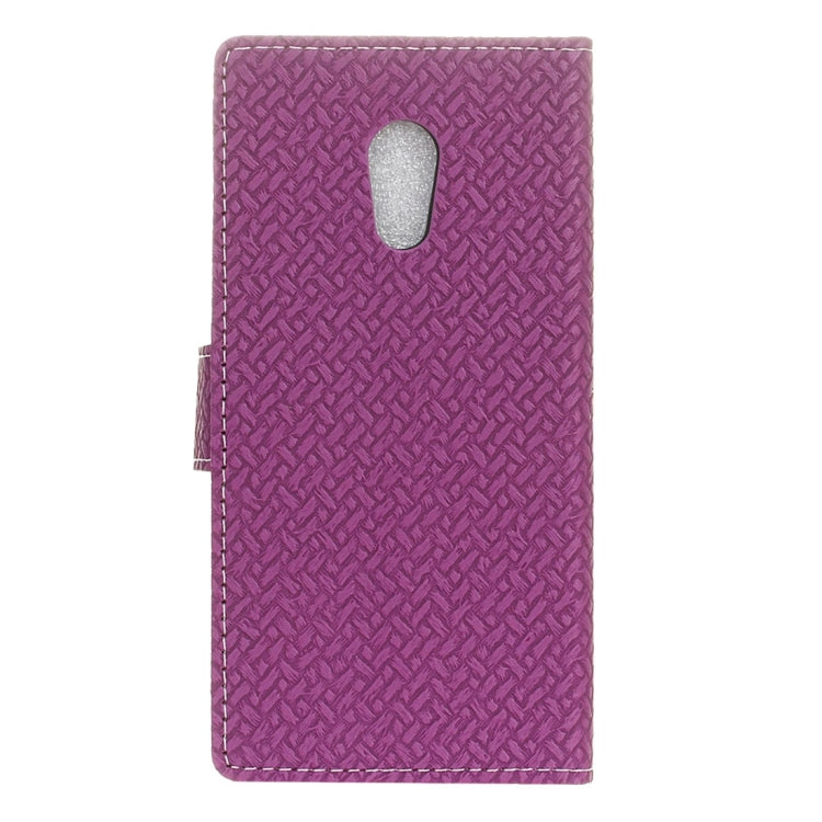 For Meizu Pro 6 Weaving Texture Horizontal Flip PU Leather Case with Magnetic Buckle & Holder & Card Slots & Wallet & Photo Frame