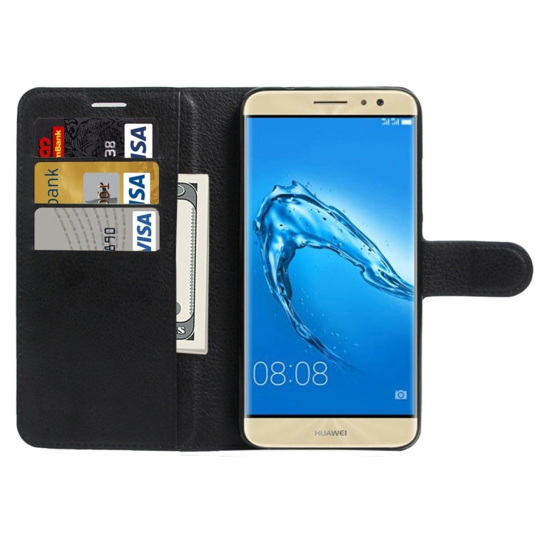 For Huawei nova Plus Litchi Texture Horizontal Flip Leather Case with Holder & Card Slots & Wallet