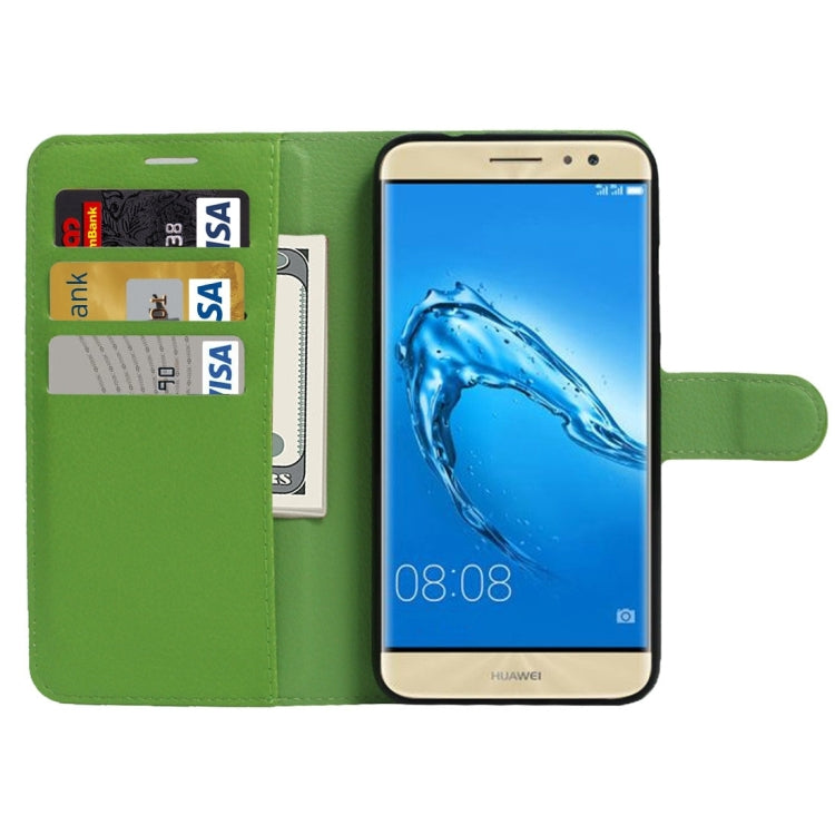 For Huawei nova Plus Litchi Texture Horizontal Flip Leather Case with Holder & Card Slots & Wallet