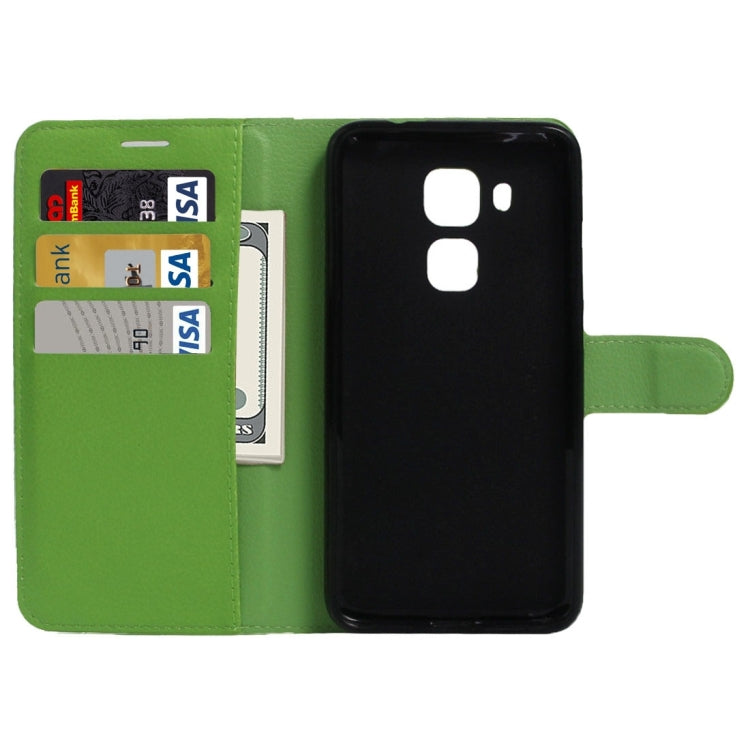 For Huawei nova Plus Litchi Texture Horizontal Flip Leather Case with Holder & Card Slots & Wallet