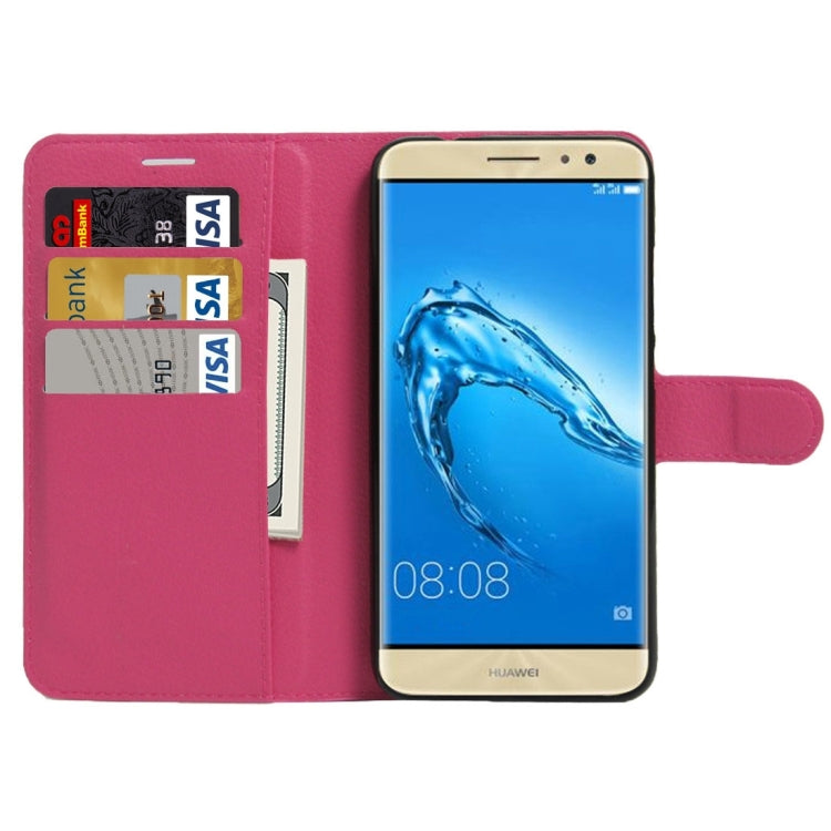 For Huawei nova Plus Litchi Texture Horizontal Flip Leather Case with Holder & Card Slots & Wallet