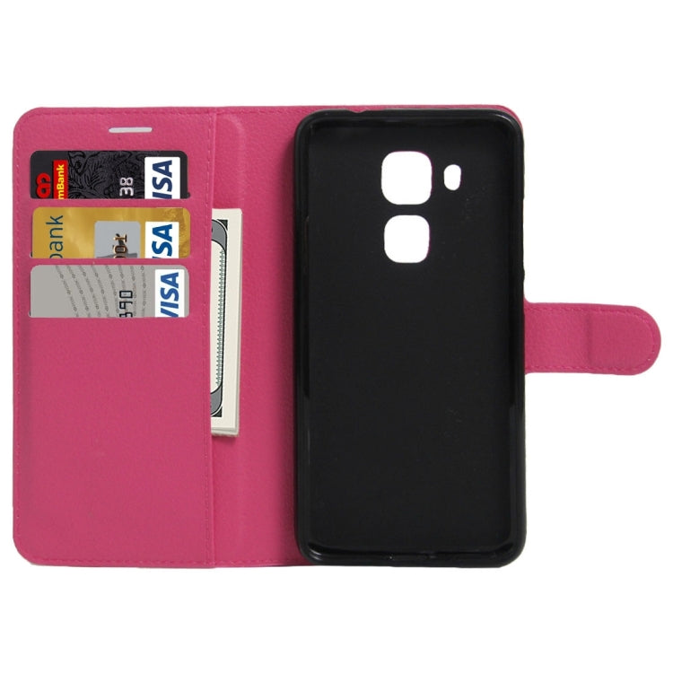 For Huawei nova Plus Litchi Texture Horizontal Flip Leather Case with Holder & Card Slots & Wallet