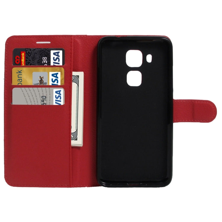 For Huawei nova Plus Litchi Texture Horizontal Flip Leather Case with Holder & Card Slots & Wallet