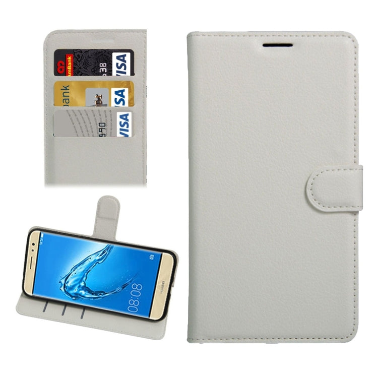 For Huawei nova Plus Litchi Texture Horizontal Flip Leather Case with Holder & Card Slots & Wallet