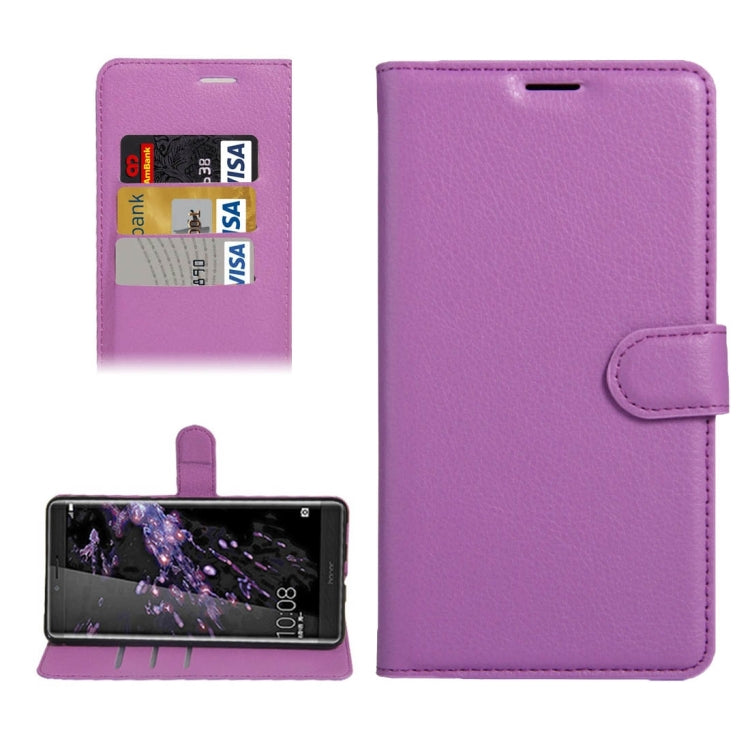 For Huawei Honor NOTE 8 Litchi Texture Horizontal Flip Leather Case with Holder & Card Slots & Wallet