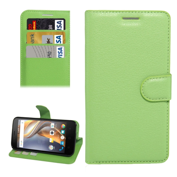 For Coolpad catalyst Litchi Texture Horizontal Flip Leather Case with Holder & Card Slots & Wallet