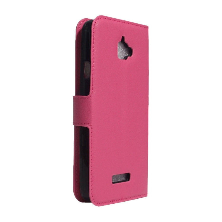 For Coolpad catalyst Litchi Texture Horizontal Flip Leather Case with Holder & Card Slots & Wallet