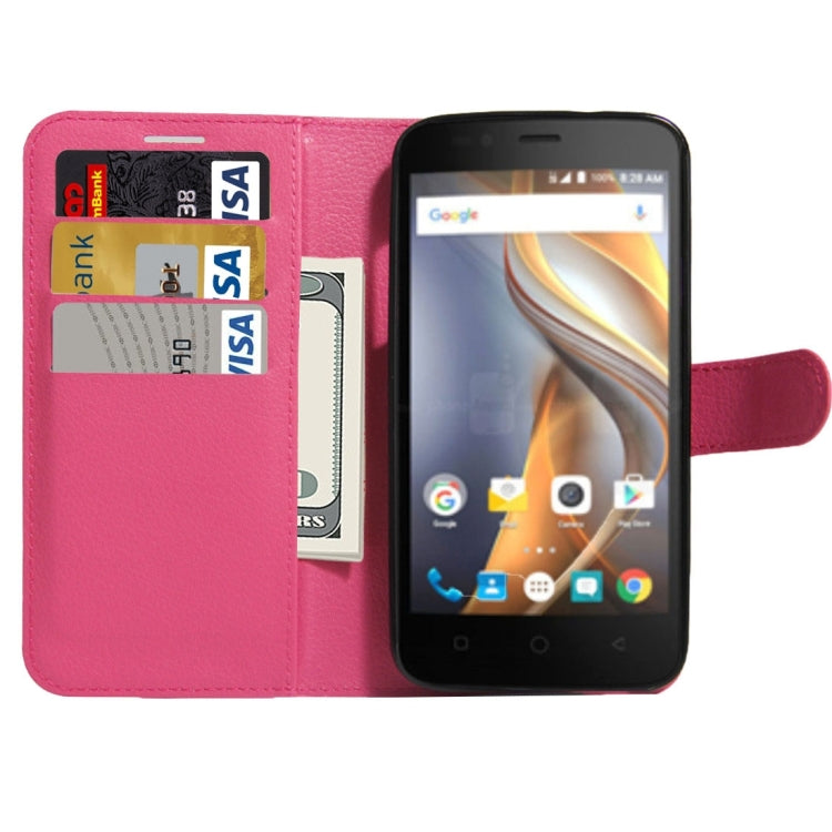 For Coolpad catalyst Litchi Texture Horizontal Flip Leather Case with Holder & Card Slots & Wallet