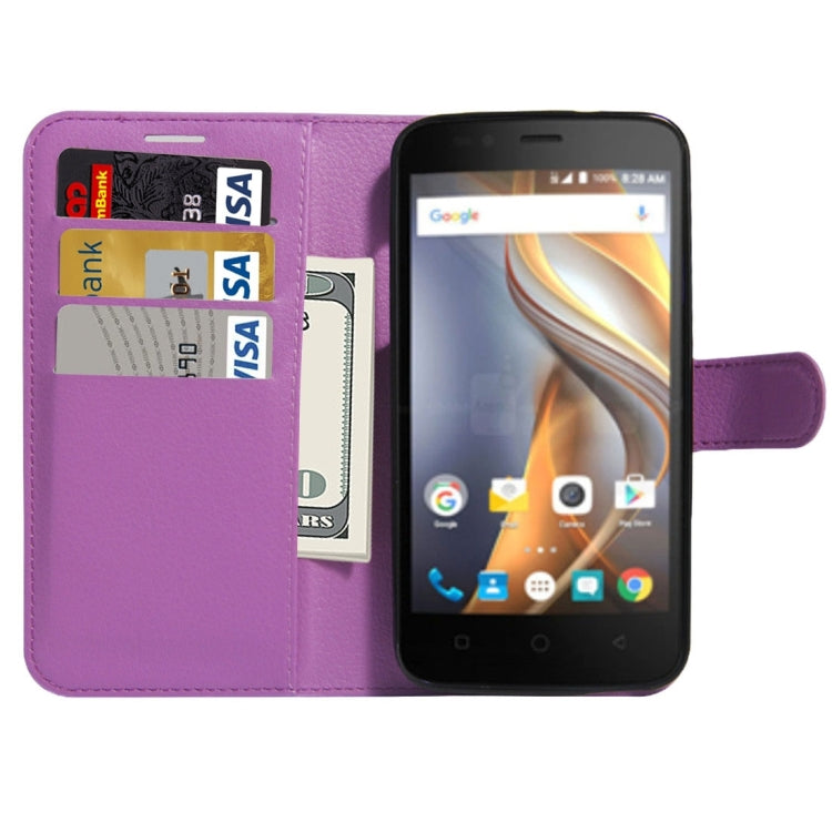 For Coolpad catalyst Litchi Texture Horizontal Flip Leather Case with Holder & Card Slots & Wallet