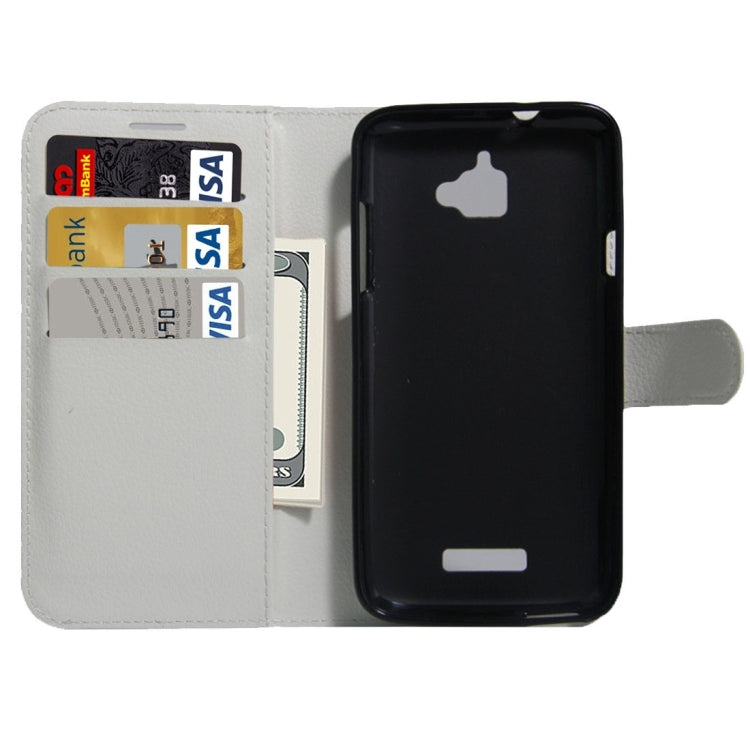 For Coolpad catalyst Litchi Texture Horizontal Flip Leather Case with Holder & Card Slots & Wallet