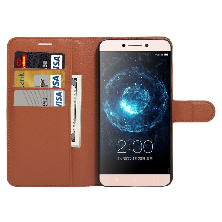 For Letv Le Max 2 Litchi Texture Horizontal Flip Leather Case with Holder & Card Slots & Wallet