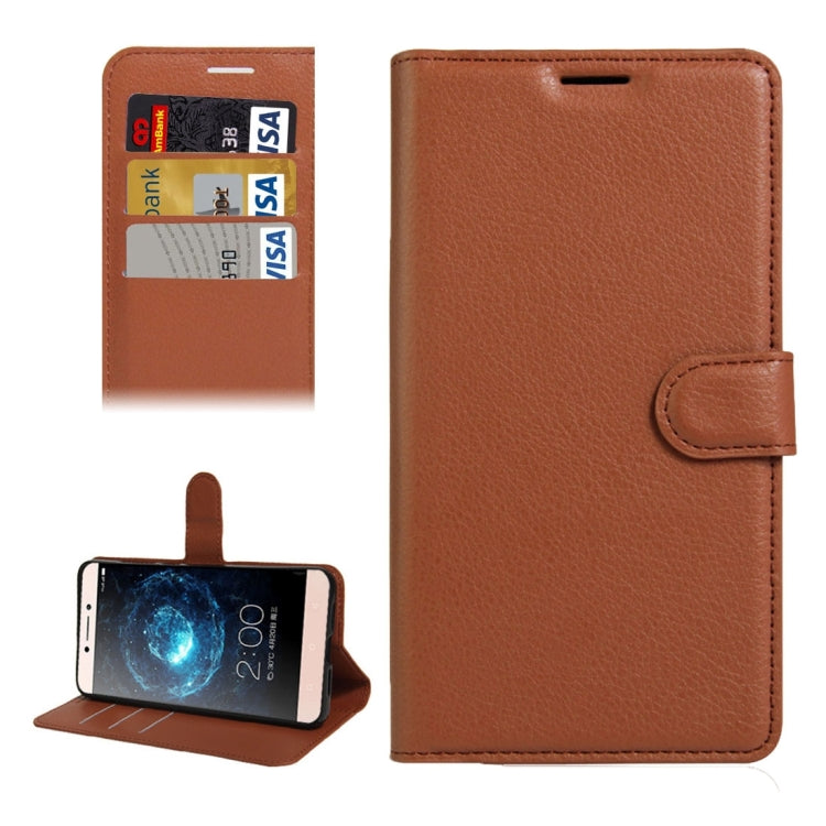 For Letv Le Max 2 Litchi Texture Horizontal Flip Leather Case with Holder & Card Slots & Wallet