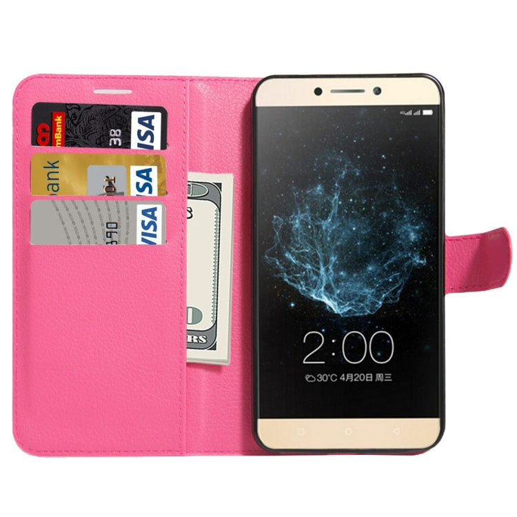 For Letv Le 2 Litchi Texture Horizontal Flip Leather Case with Holder & Card Slots & Wallet
