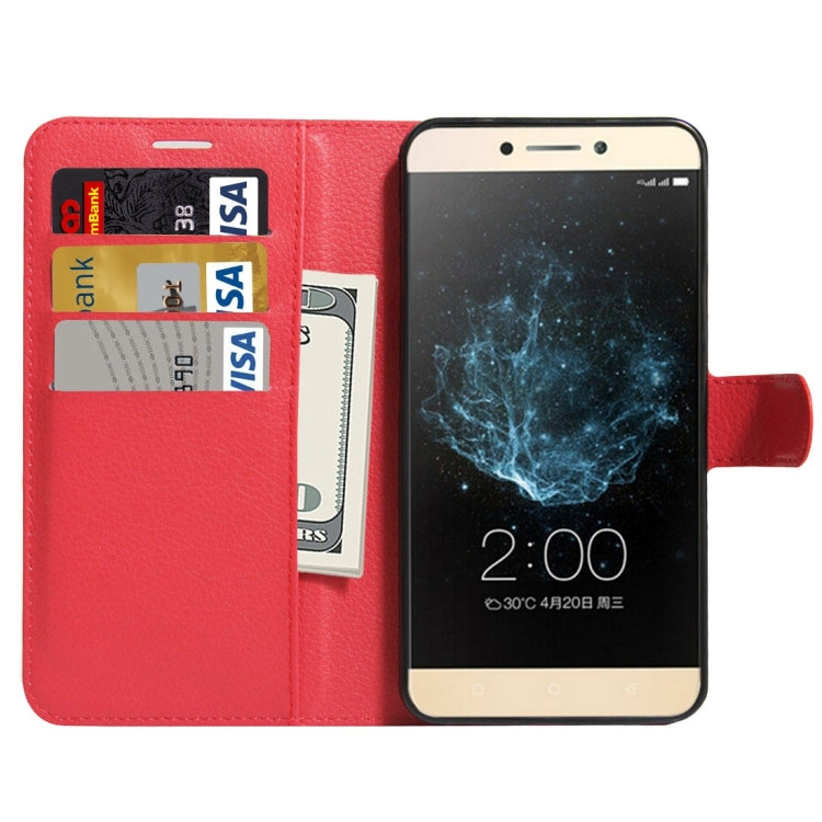 For Letv Le 2 Litchi Texture Horizontal Flip Leather Case with Holder & Card Slots & Wallet