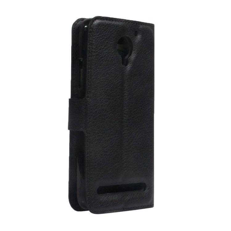 For Lenovo VIBE C2 Texture Horizontal Flip Leather Case with Holder & Card Slots & Wallet