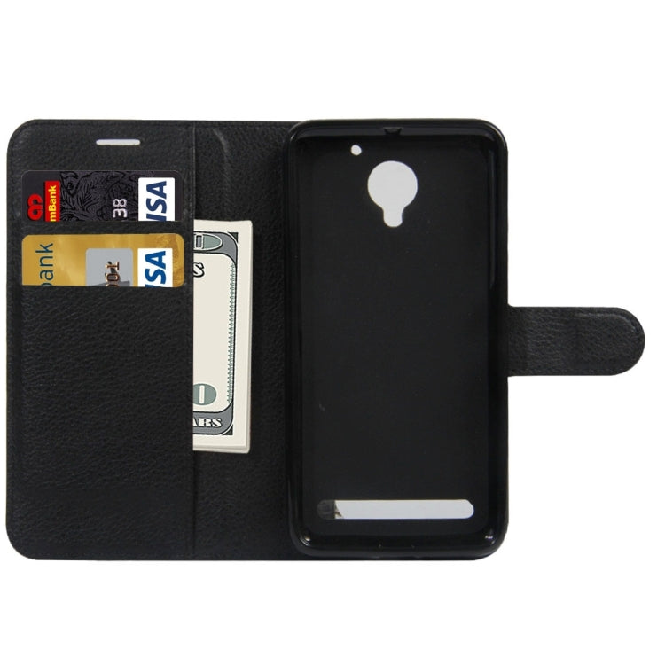For Lenovo VIBE C2 Texture Horizontal Flip Leather Case with Holder & Card Slots & Wallet