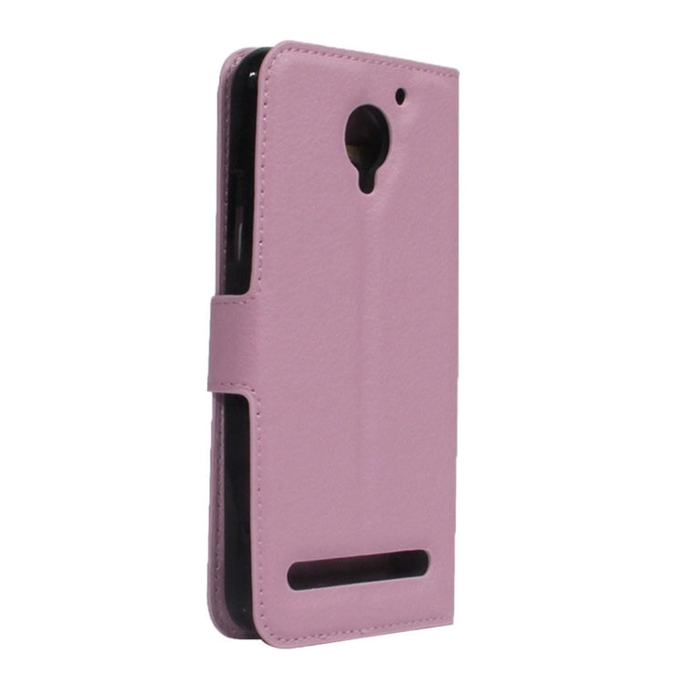 For Lenovo VIBE C2 Texture Horizontal Flip Leather Case with Holder & Card Slots & Wallet