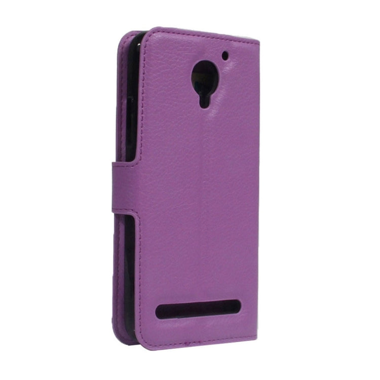 For Lenovo VIBE C2 Texture Horizontal Flip Leather Case with Holder & Card Slots & Wallet