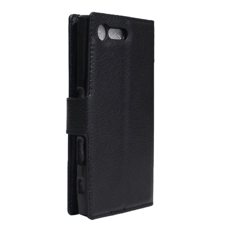 For Sony Xperia X Compact Texture Horizontal Flip Leather Case with Holder & Card Slots & Wallet