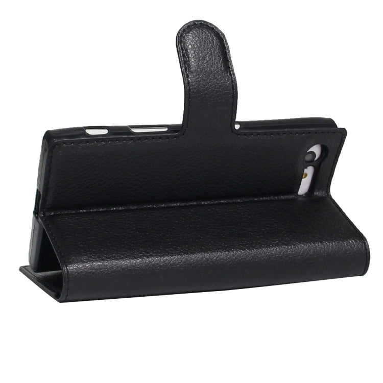 For Sony Xperia X Compact Texture Horizontal Flip Leather Case with Holder & Card Slots & Wallet