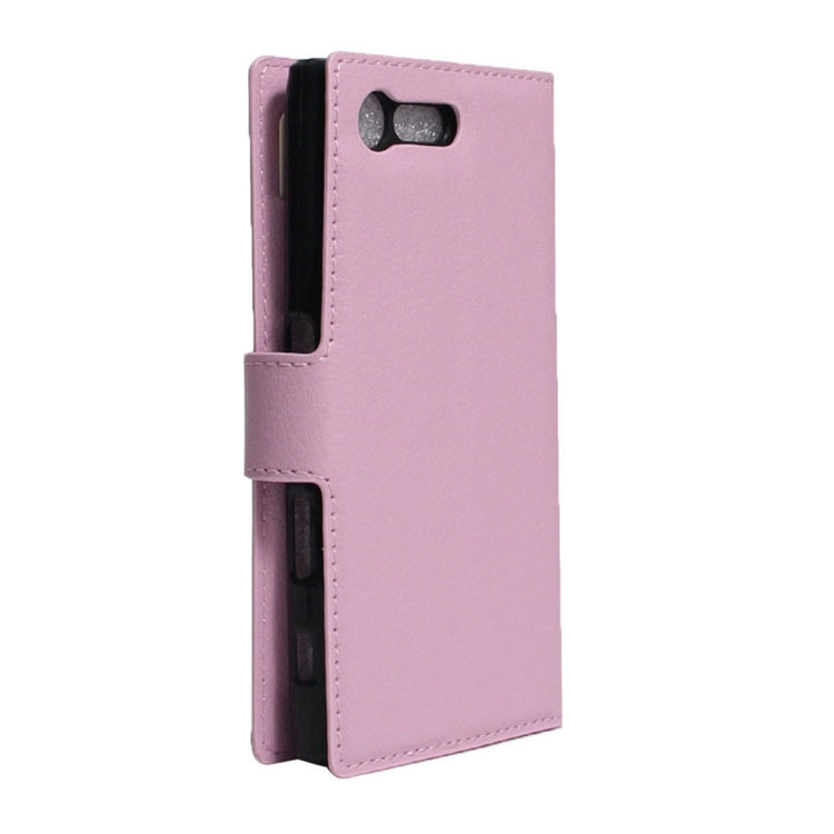 For Sony Xperia X Compact Texture Horizontal Flip Leather Case with Holder & Card Slots & Wallet