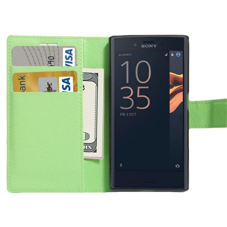 For Sony Xperia X Compact Texture Horizontal Flip Leather Case with Holder & Card Slots & Wallet